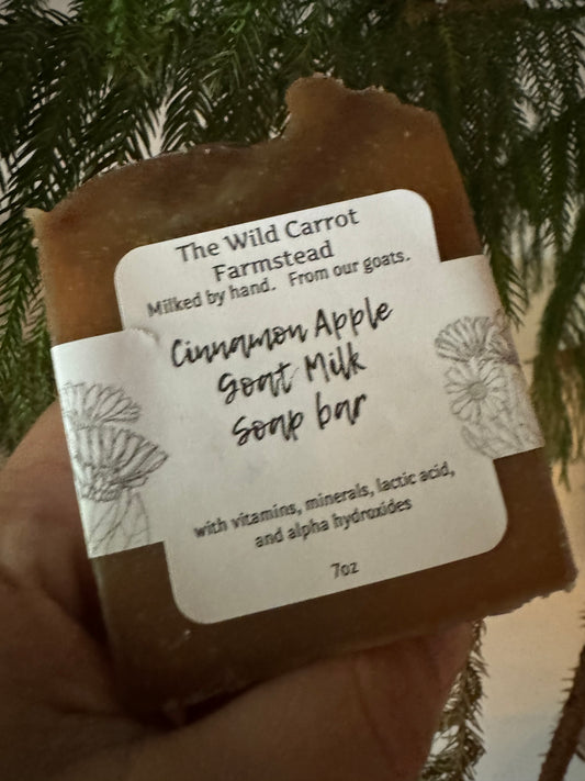 Cinnamon Apple Goat Milk Soap (7oz bar)