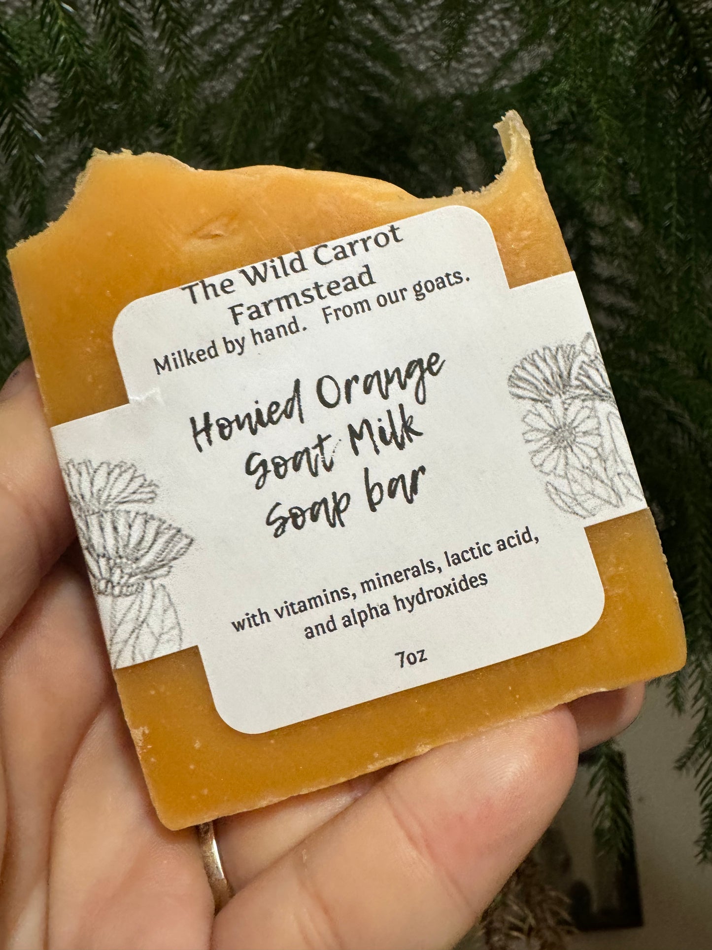 Honied Orange Goat Milk & Tallow Soap (7oz)