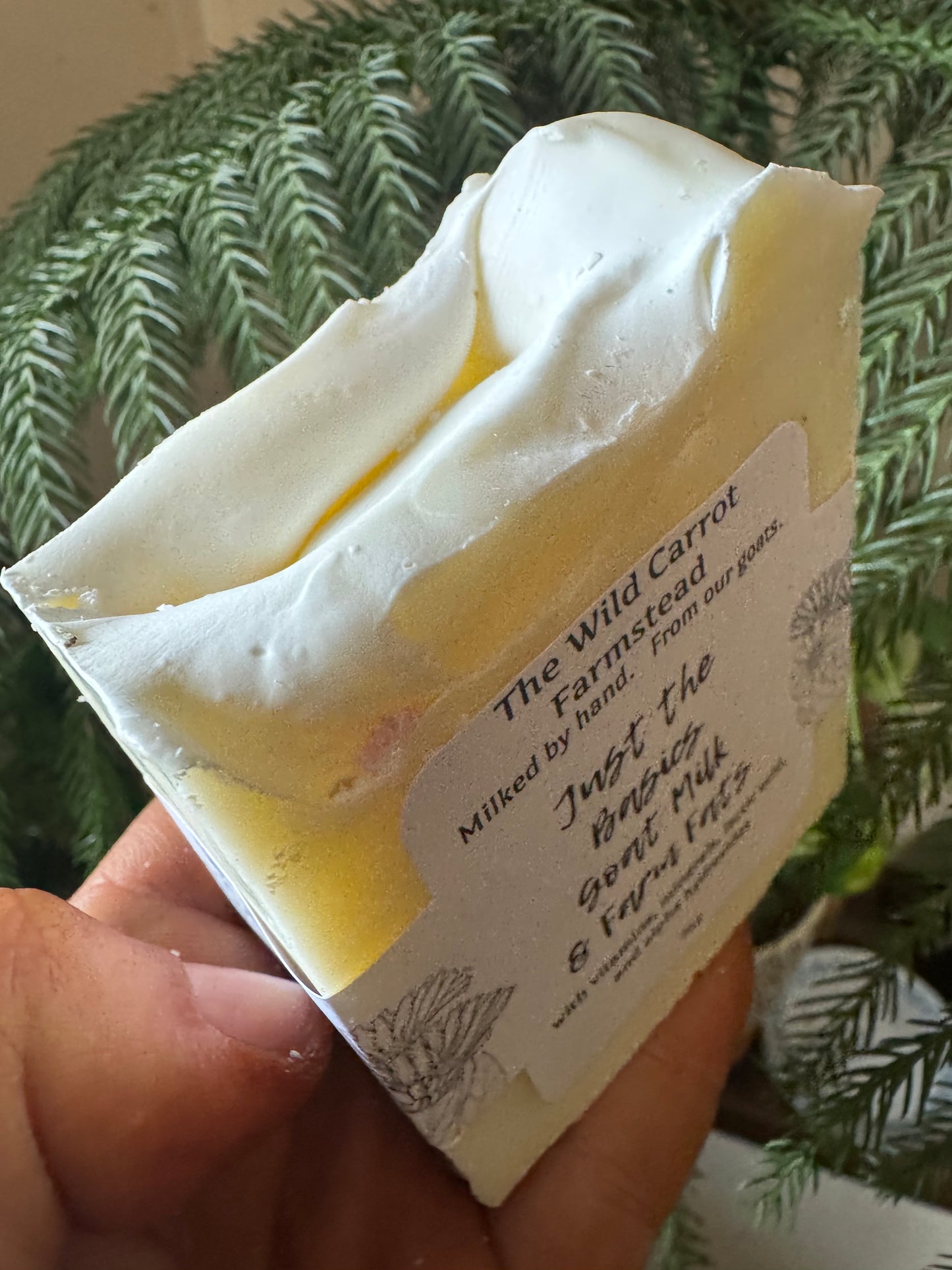 Just the Basics Goatmilk & Farm Fats Soap (7oz bar)