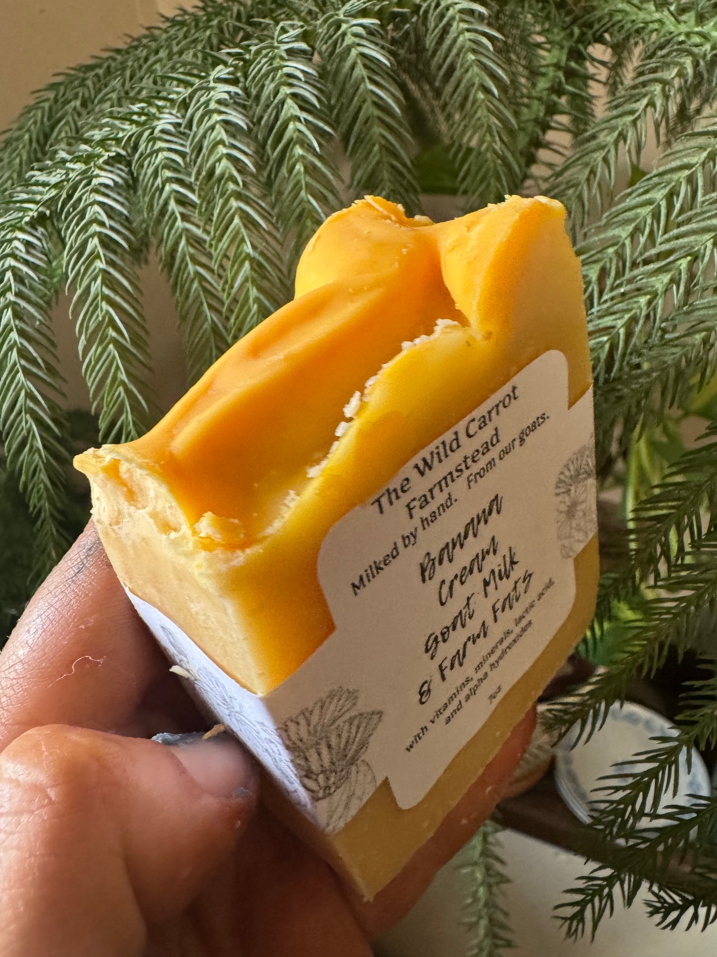 Banana Cream Goatmilk & Farm Fats Soap (7oz bar)