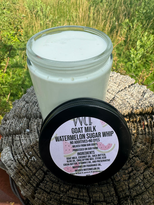 Watermelon Sugar Goat Milk Whip (8oz glass jar)